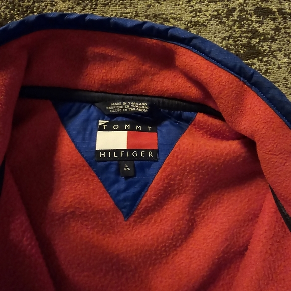 🔥🔥Y2k ZIP UP Tommy Hilfiger fleece jacket🔥🔥 - Picture 3 of 7